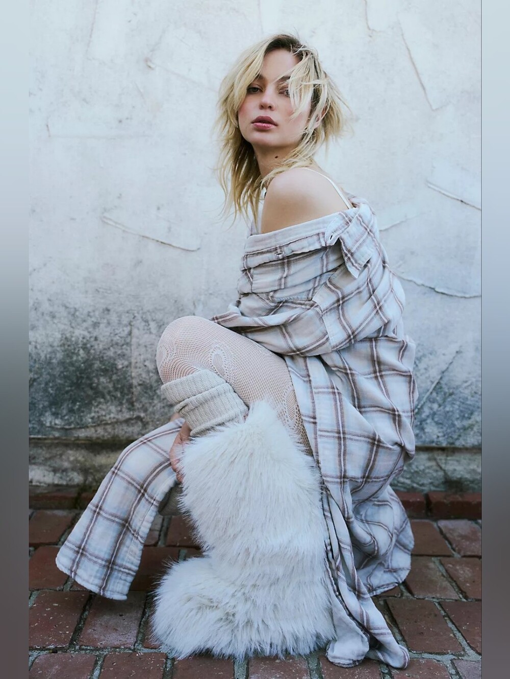 Free People x FP Collection Apres All Day Faux Fur Winter Boots 6.5